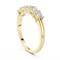 Princess Cut Brilliant Moissanite VVS1 Eternity Band
