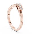 Round Cut Brilliant Moissanite VVS1 Eternity Band