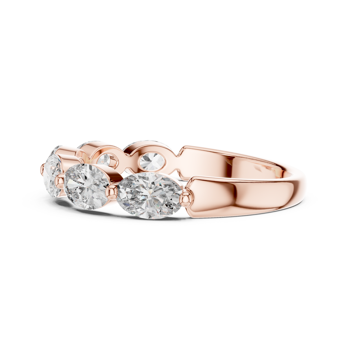 Marquise Cut Brilliant Moissanite VVS1 Eternity Band