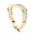 Baguette Cut Brilliant Moissanite VVS1 Eternity Band