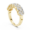 Princess And Marquise Cut Brilliant Moissanite VVS1 Eternity Band