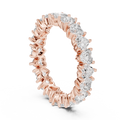 Heart Cut Brilliant Moissanite VVS1 Eternity Band
