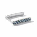 Iced Out In Sea Blue Whoop Side Buckle Stone Case For Whoop