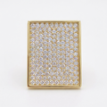 Luxury Fitness Tracker Jewelry For Her Fully Iced Out Whoop Stone Case