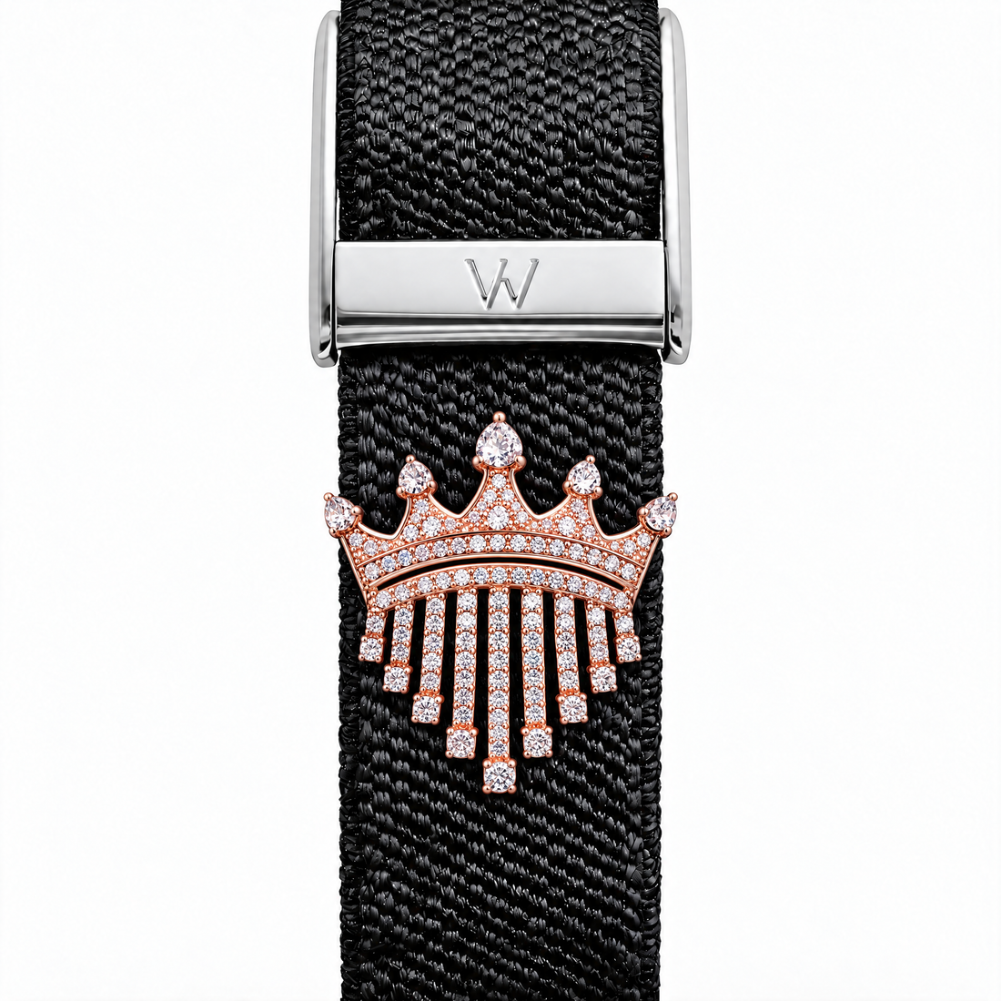 Tiara Fringe WHOOP charm – moissanite / lab-grown diamond strap charm for WHOOP 5.0 by Zius Jewels