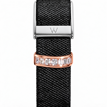 Personalized Pavé Name Bar WHOOP charm – moissanite / lab-grown diamond strap charm for WHOOP 5.0 by Zius Jewels