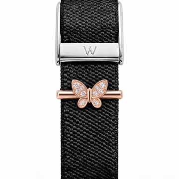 Diamond Butterfly WHOOP charm – moissanite / lab-grown diamond strap charm for WHOOP 5.0 by Zius Jewels