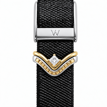 Diamond Chevron Bar WHOOP charm – moissanite / lab-grown diamond strap charm for WHOOP 5.0 by Zius Jewels
